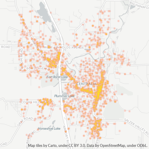 98531 Business Density Heatmap