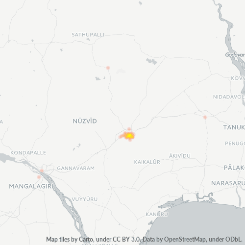 534001 Business Density Heatmap