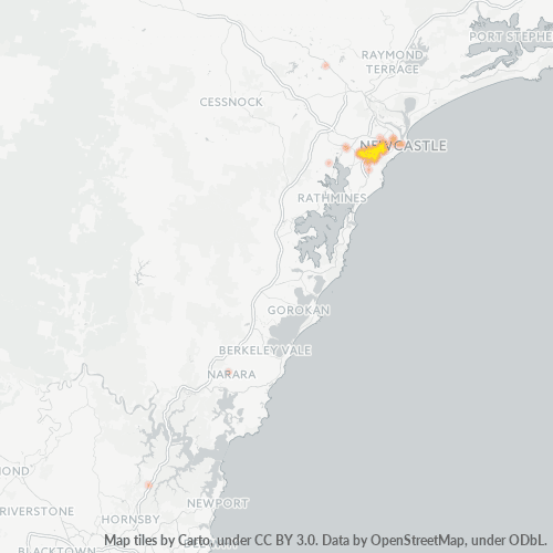 2289 Business Density Heatmap