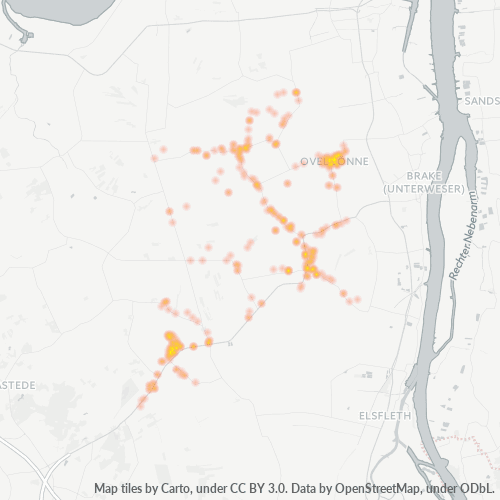 Heatmap für plz 26939