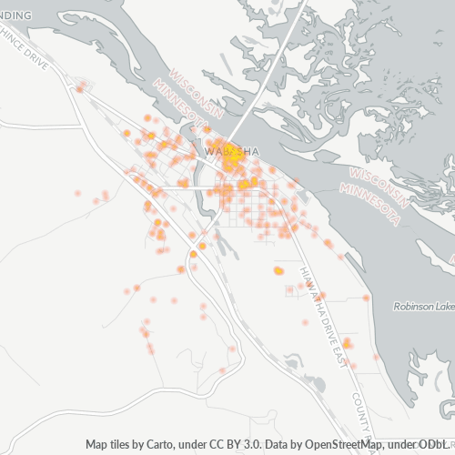 55981 Business Density Heatmap