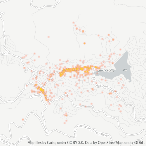 92325 Business Density Heatmap