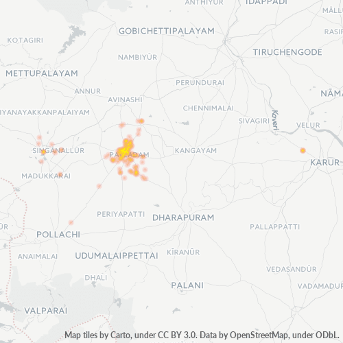 641664 Business Density Heatmap