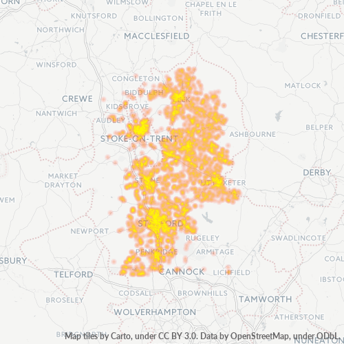 ST1 Business Density Heatmap