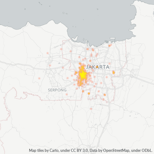 12240 Peta Panas Densitas Bisnis
