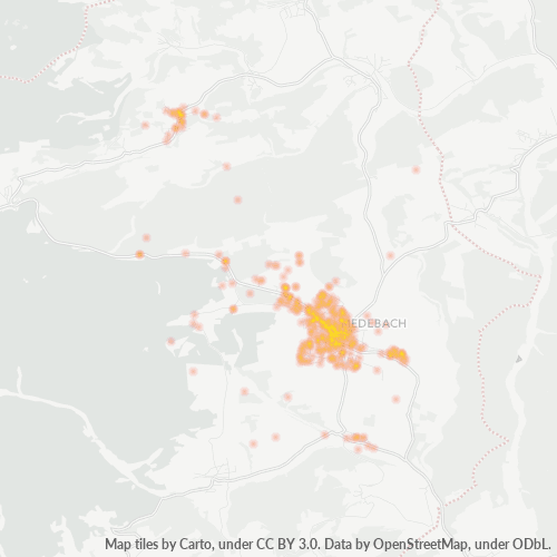 Heatmap für plz 59964
