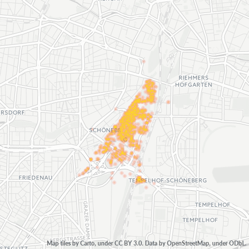 Heatmap für plz 10829