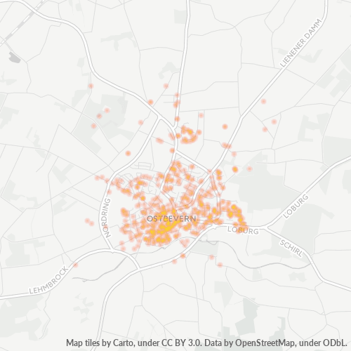 Heatmap für plz 48346