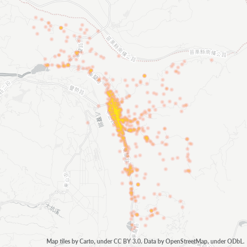 423 商業密度熱圖