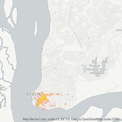 66025-000 Mapa de calor de densidad empresarial