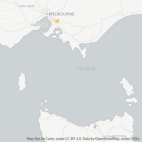 3807 Business Density Heatmap