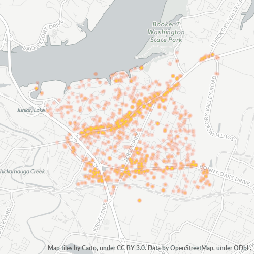 37416 Business Density Heatmap