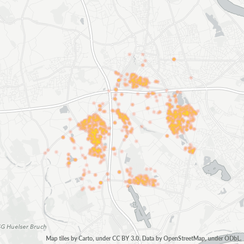 47447 Standortdichte-Heatmap
