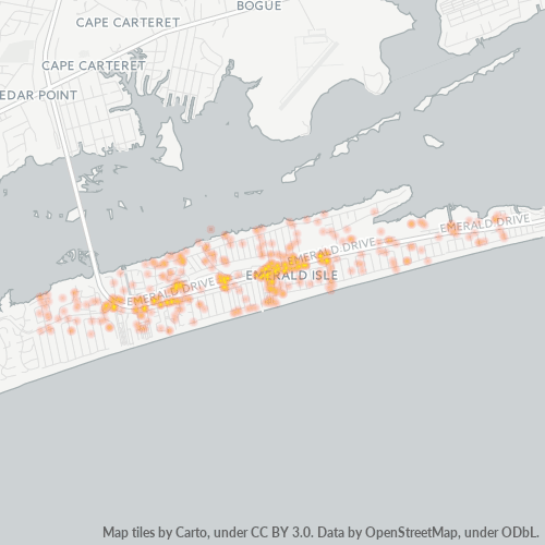28594 Business Density Heatmap