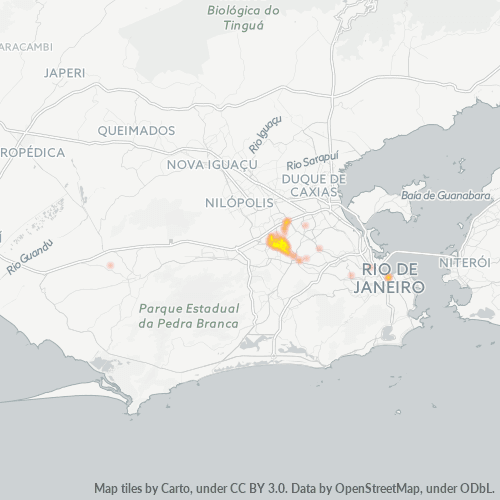 21550-000 Heatmap de Densidade da Empresa