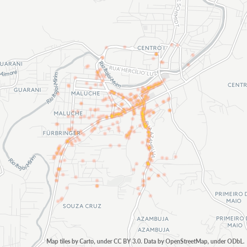 88354-000 Heatmap de Densidade da Empresa