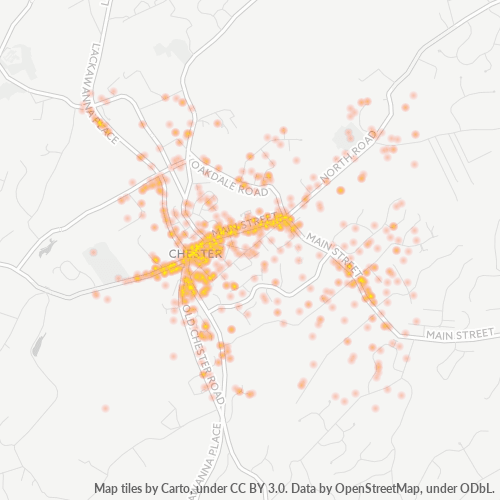07930 Business Density Heatmap