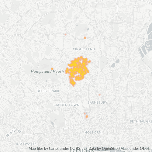 N19 Business Density Heatmap