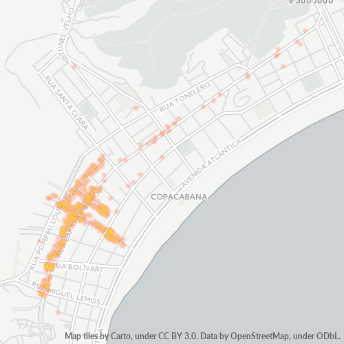 22051-000 Heatmap de Densidade da Empresa