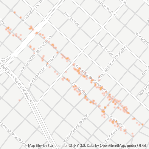 04618-000 Mapa de calor de densidad empresarial