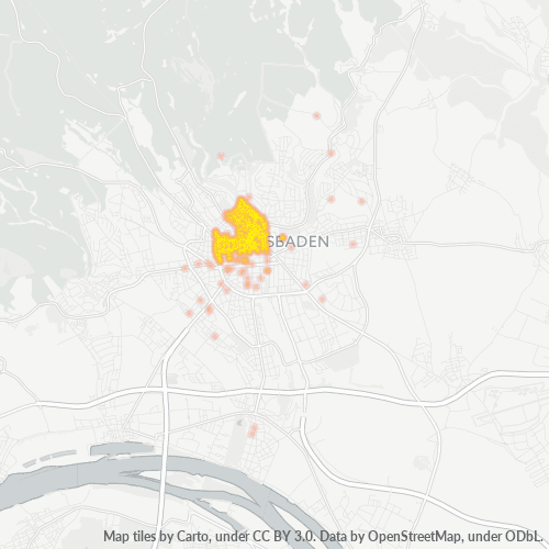 Heatmap für plz 65183