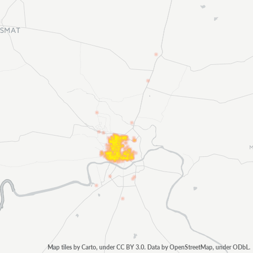 431601 Business Density Heatmap