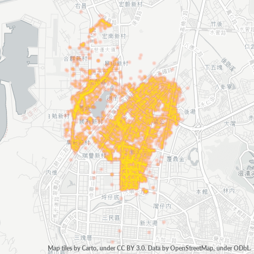 813 商業密度熱圖