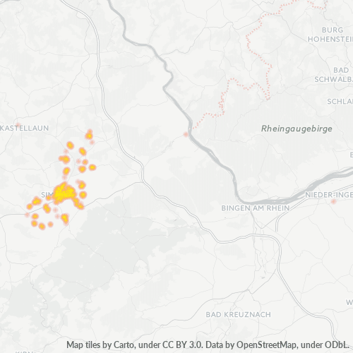 Heatmap für plz 55469