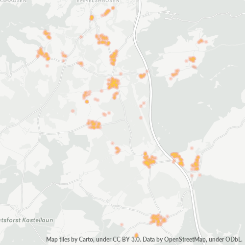 Heatmap für plz 56291