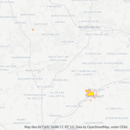 84032 Standortdichte-Heatmap