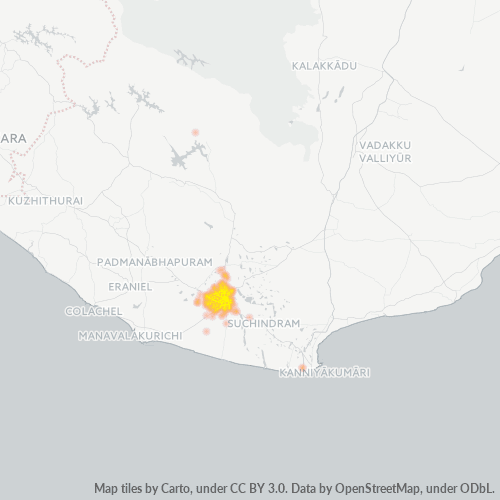 629001 Business Density Heatmap