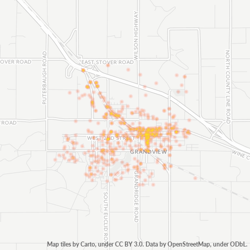 98930 Business Density Heatmap