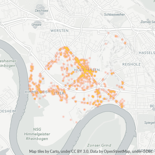 40589 Standortdichte-Heatmap