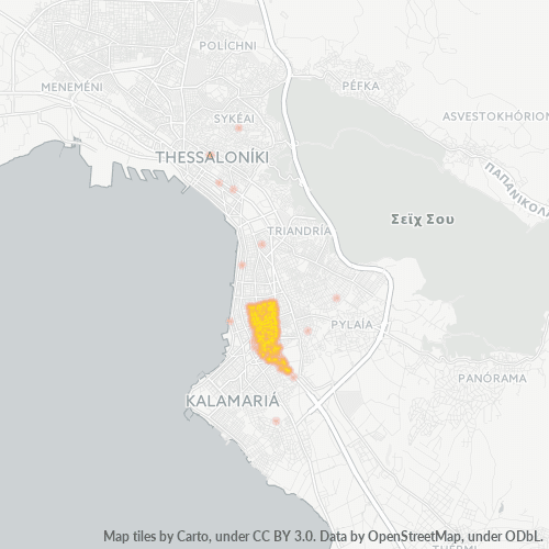 542 48 Χάρτης θερμότητας πυκνότητας επιχείρησης