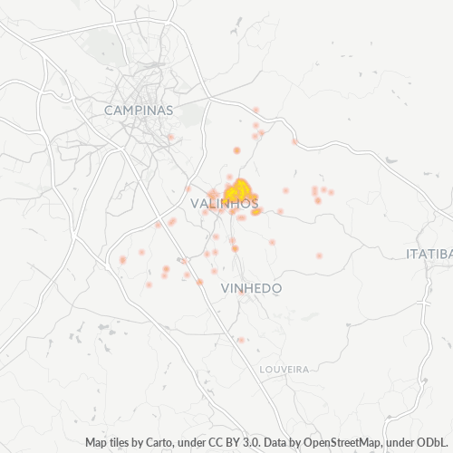 13274-000 Heatmap de Densidade da Empresa