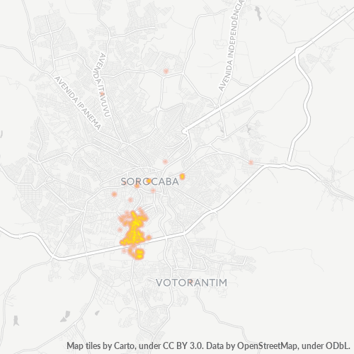 18047-000 Mapa de calor de densidad empresarial