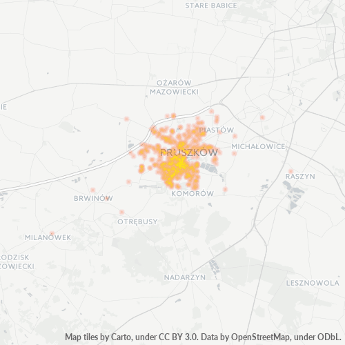 05-800 Mapa intensywności działalności gospodarczej