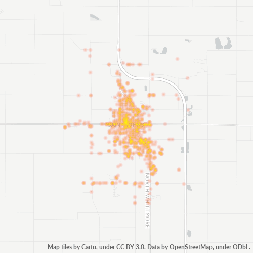 48879 Business Density Heatmap
