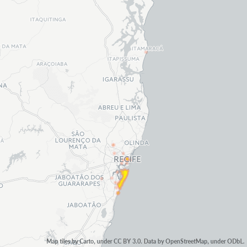 51011-000 Heatmap de Densidade da Empresa