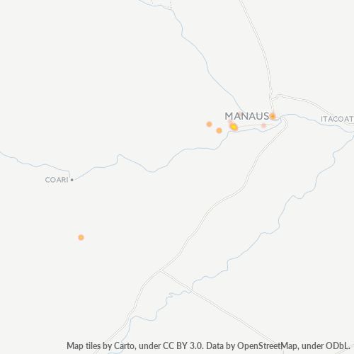 69400-000 Heatmap de Densidade da Empresa