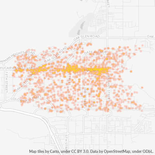 92399 Business Density Heatmap
