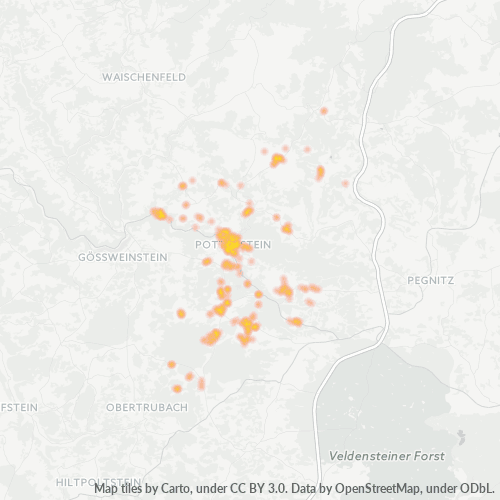 Heatmap für plz 91278
