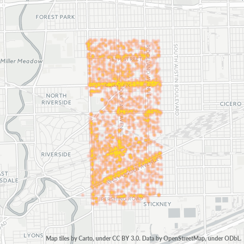 60402 Business Density Heatmap