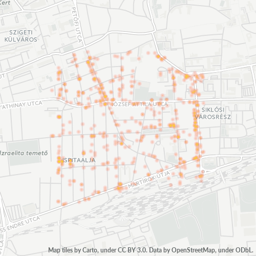 7623 Vállalati sűrűségi térkép