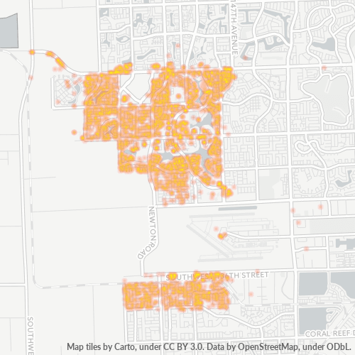 33196 Business Density Heatmap