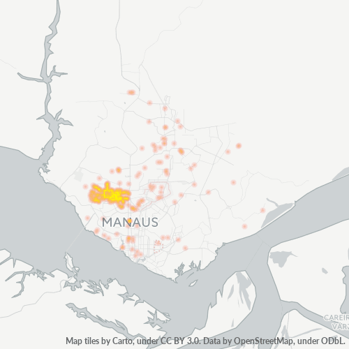 69043-000 Heatmap de Densidade da Empresa