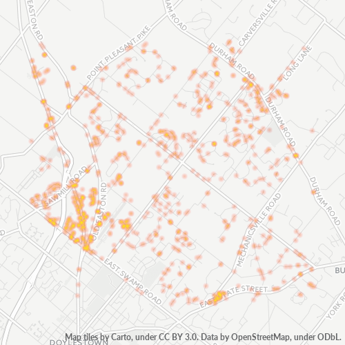 18902 Business Density Heatmap