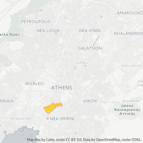 176 76 Χάρτης θερμότητας πυκνότητας επιχείρησης