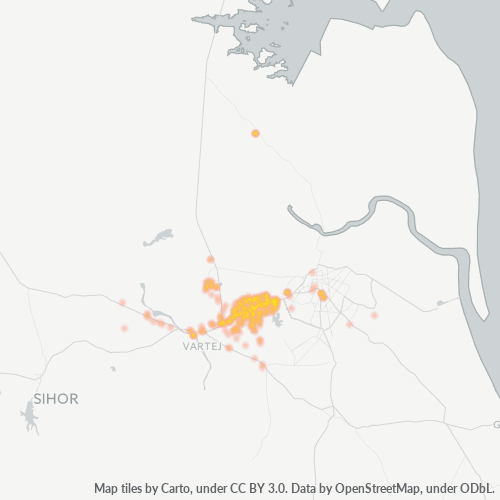 364004 Business Density Heatmap