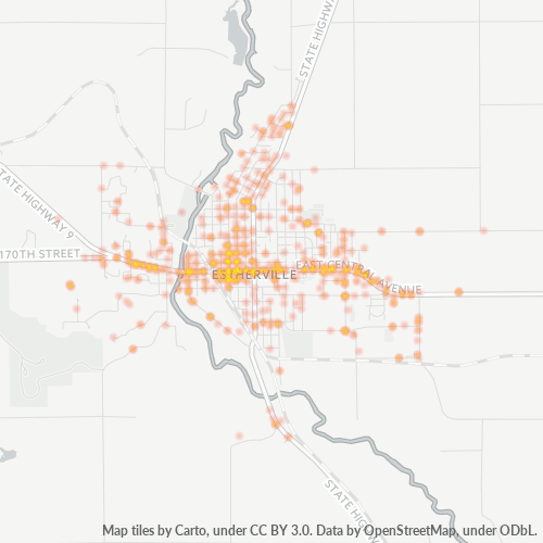 51334 Business Density Heatmap